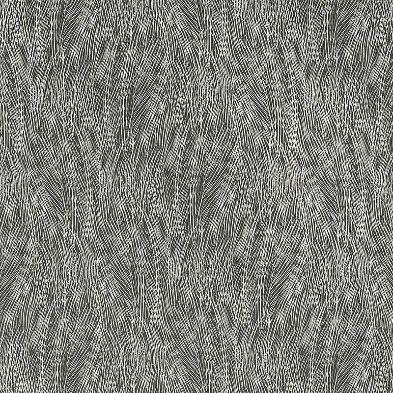 GRAND CASCADE  CHARCOAL  FABRIC