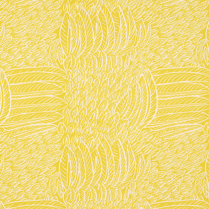 FEATHERFEST CITRON FABRIC