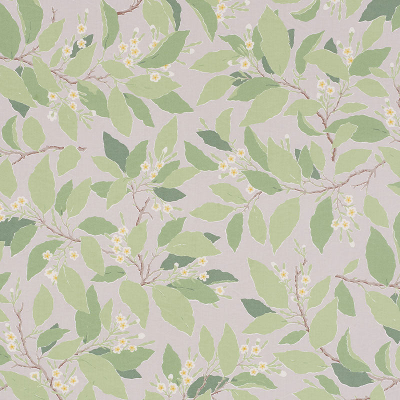 DOGWOOD LEAF GRISAILLE FABRIC