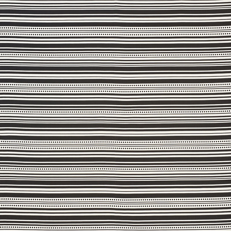 STRIPEDOT II INDOOR/OUTDOOR BLACK FABRIC