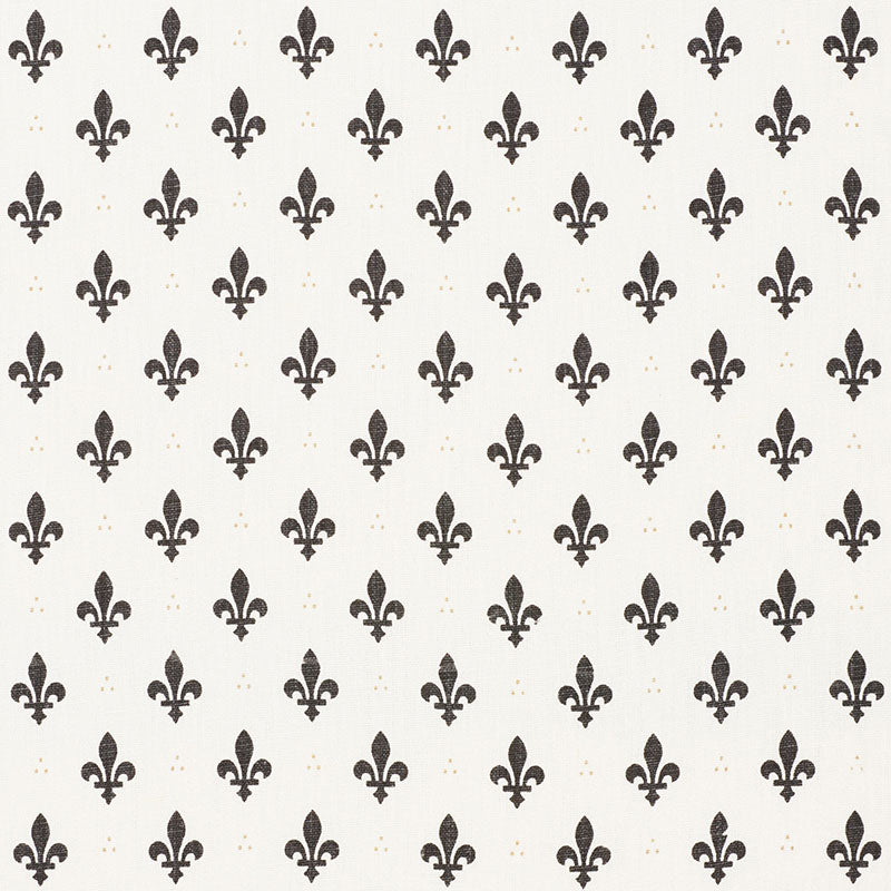 FLEUR DE LIS CHARCOAL