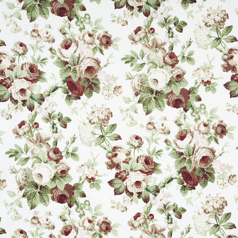 NANCY FLORAL GRISAILLE FABRIC