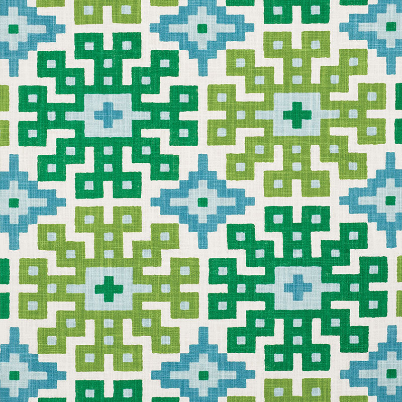 PALMETTO PRINT LAGOON FABRIC