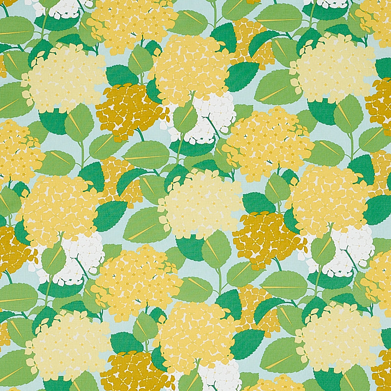 HYDRANGEA YELLOW FABRIC