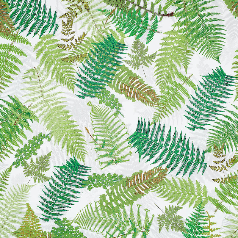 FERNARIUM GREEN & IVORY FABRIC