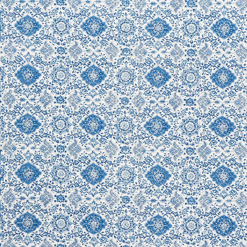 MONTECITO FLORAL INDIGO FABRIC