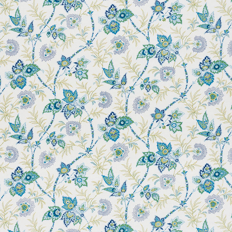 EMPEROR'S VINE PEACOCK FABRIC