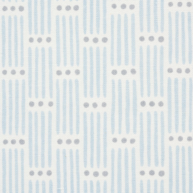 DOTTED STRIPE SKY FABRIC