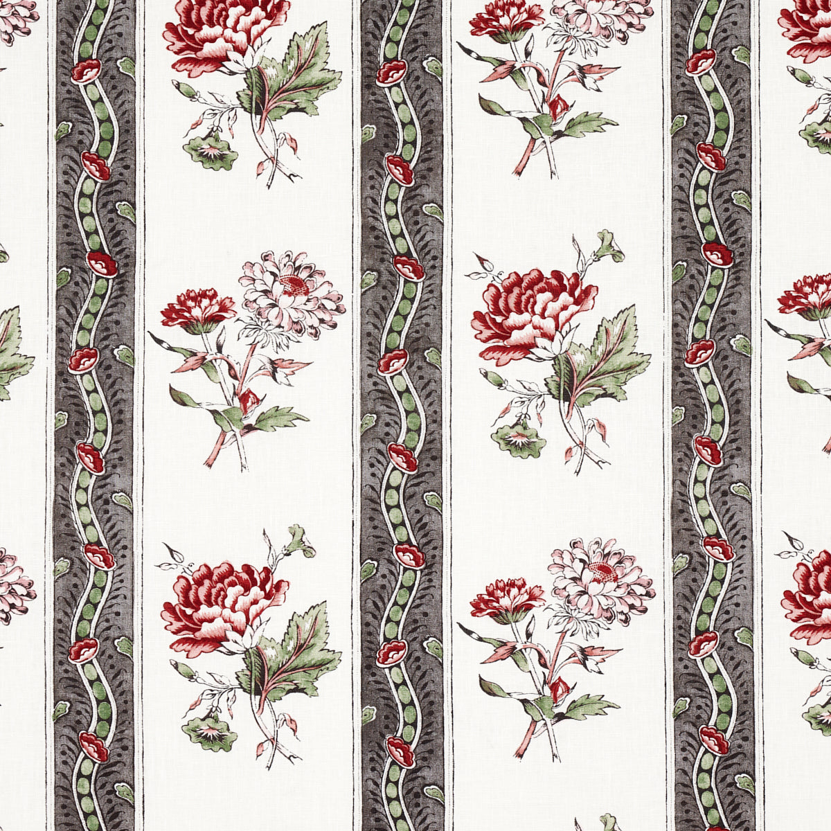 ARIANA FLORAL STRIPE FAMILLE ROSE