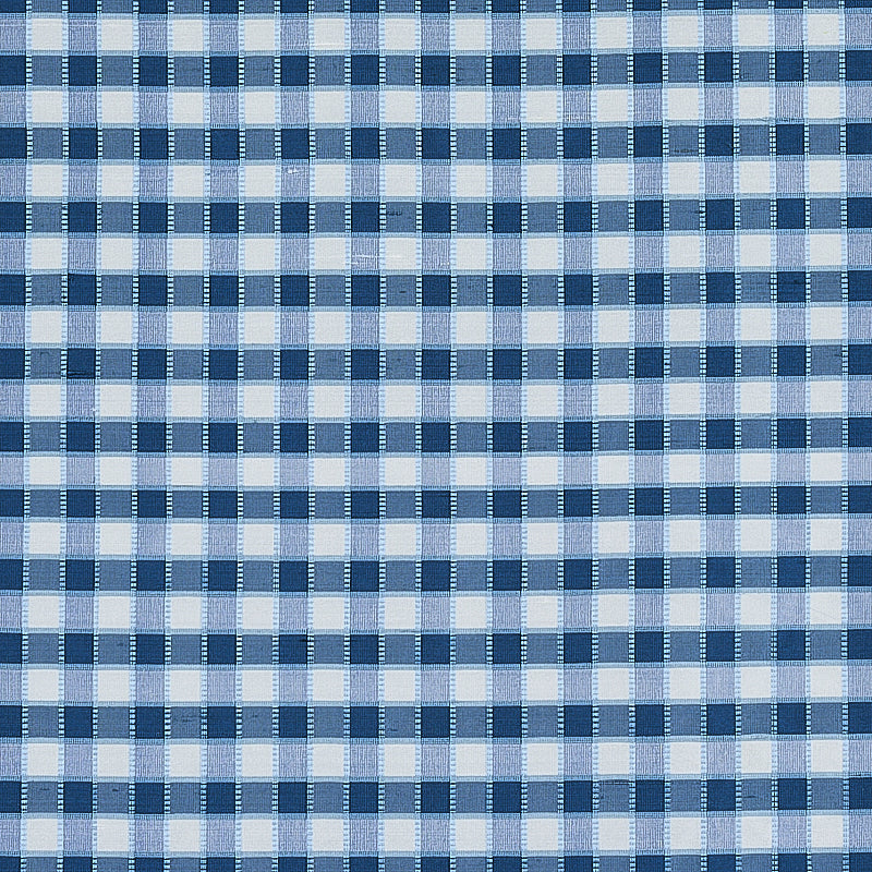 INGRID SILK CHECK BLUE