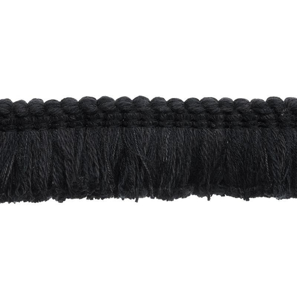 Carole 41243 Brush Fringe Black Trim | Atlanta Fabrics