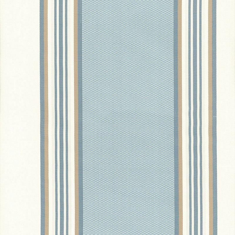 AVA SILK STRIPE CORNFLOWER