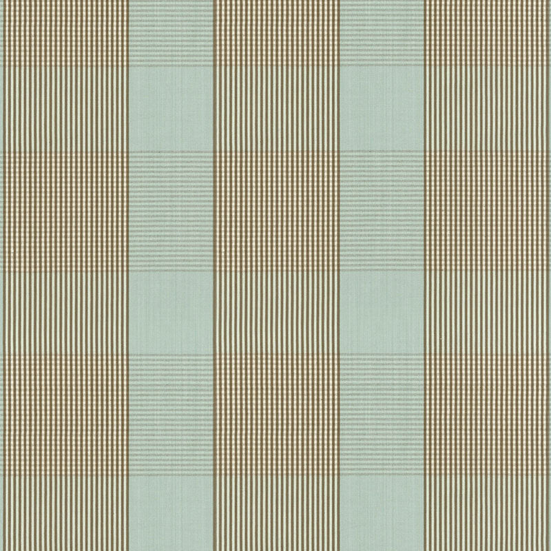 AVON GINGHAM PLAID MOCHA/AQUA