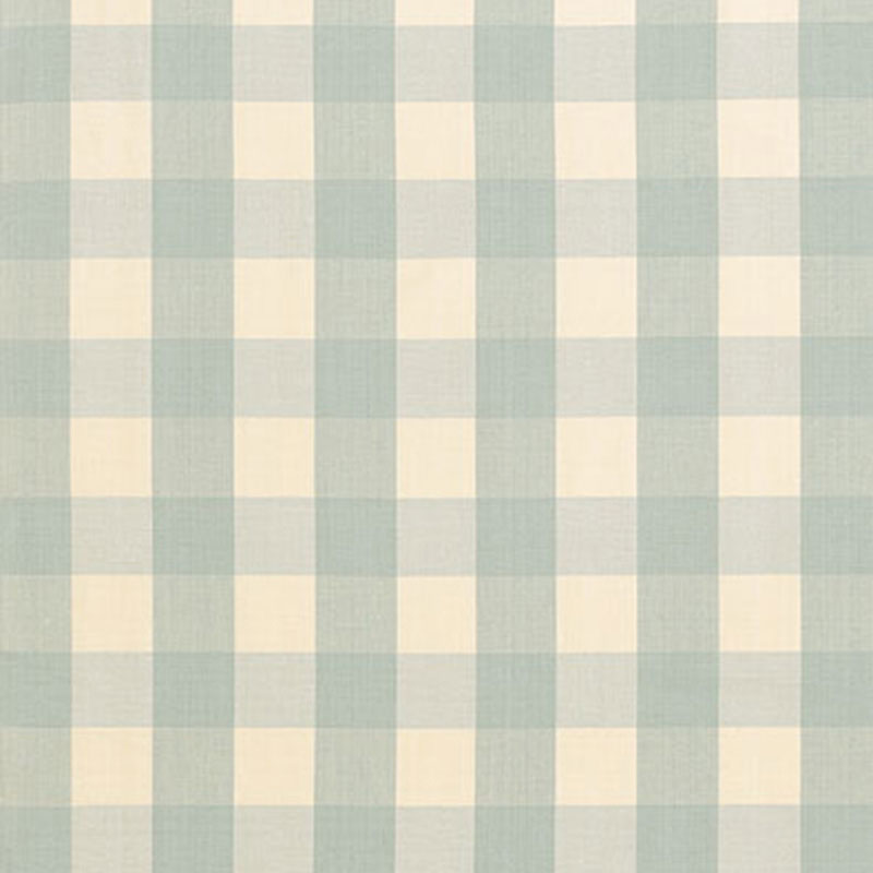 CAMDEN COTTON CHECK AQUA