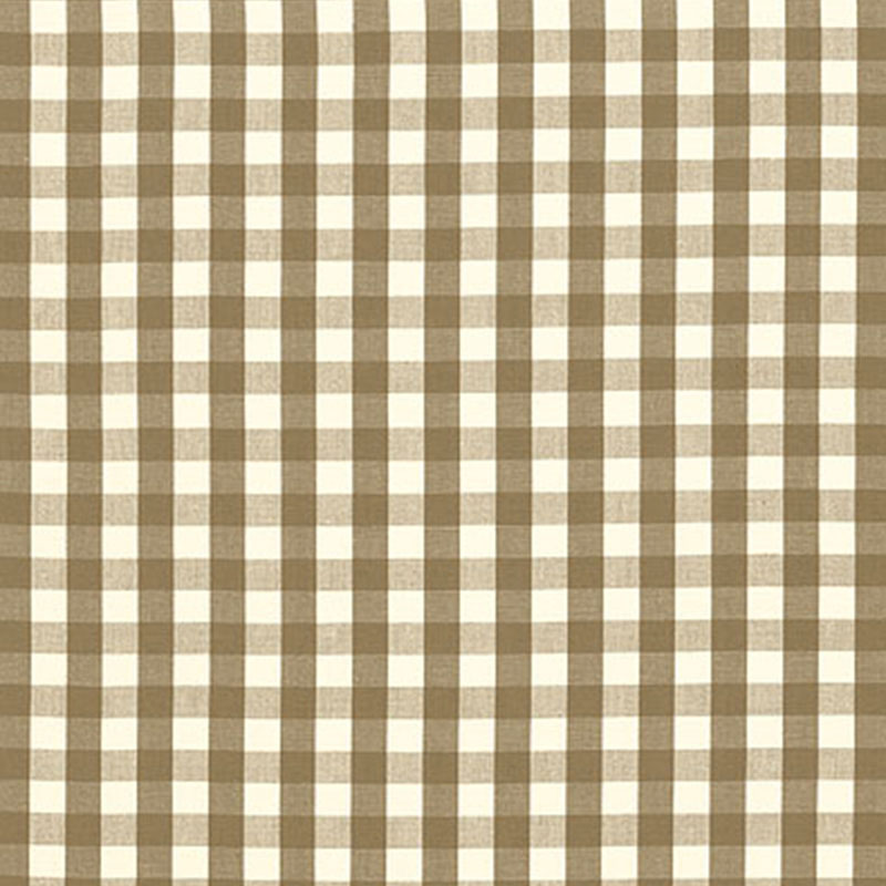 ELTON COTTON CHECK MOCHA