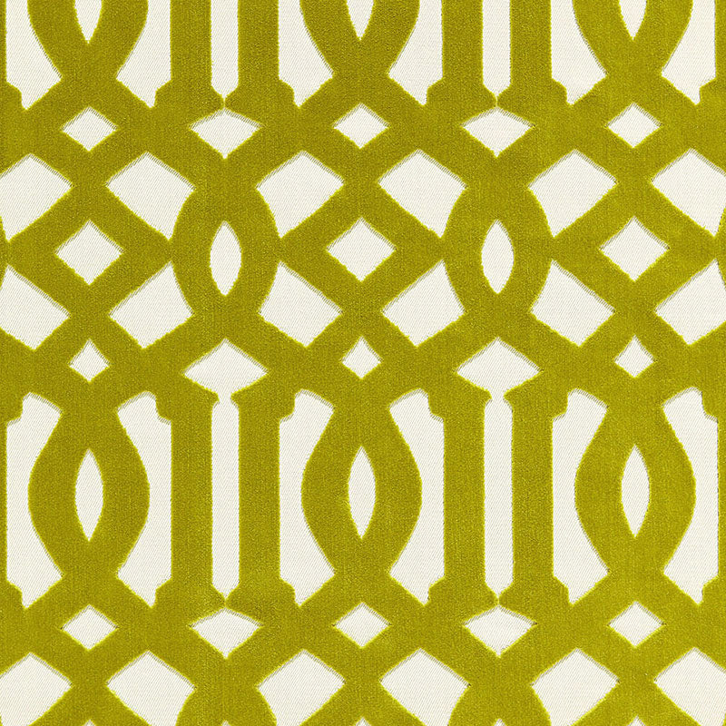 IMPERIAL TRELLIS VELVET CHARTREUSE