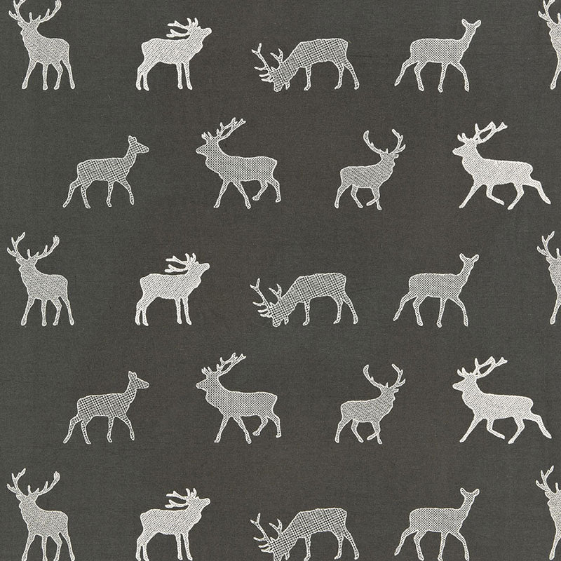 Caribou Embroidery  CHARCOAL