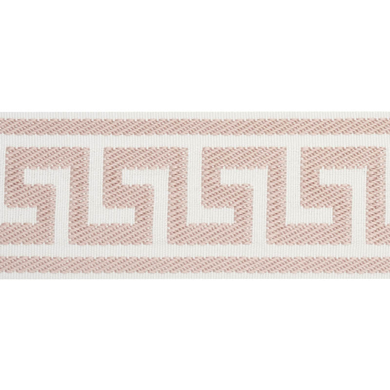 ETIENNE SILK GREEK KEY WIDE BLUSH