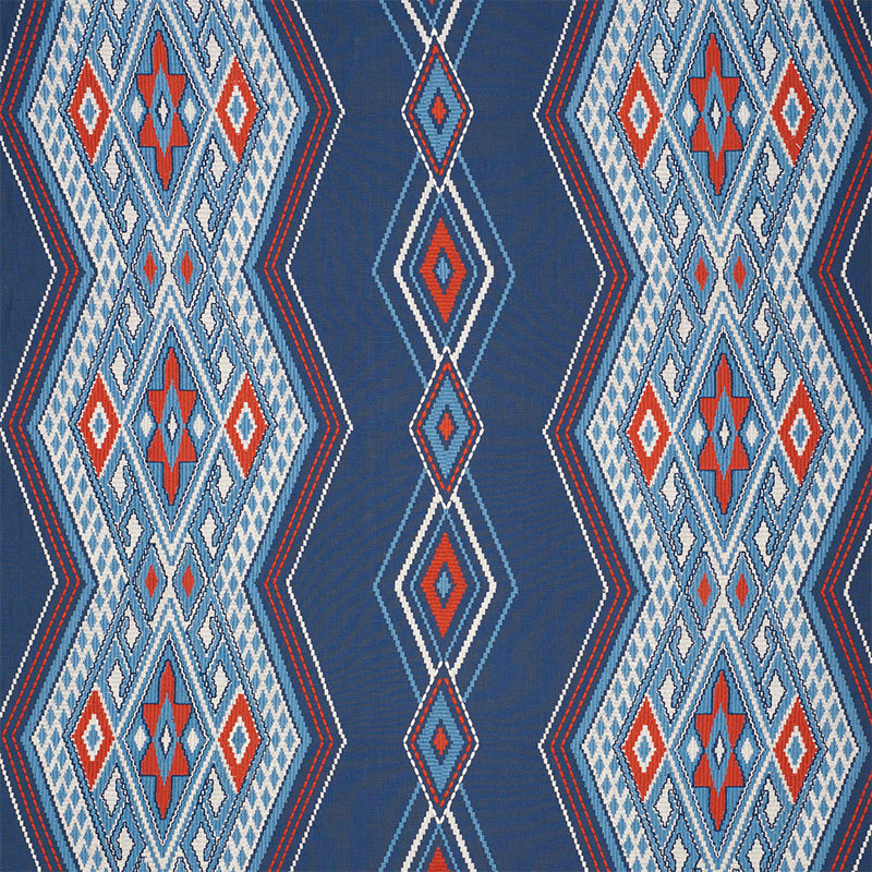 Bayeta Embroidery  BLUE & RED