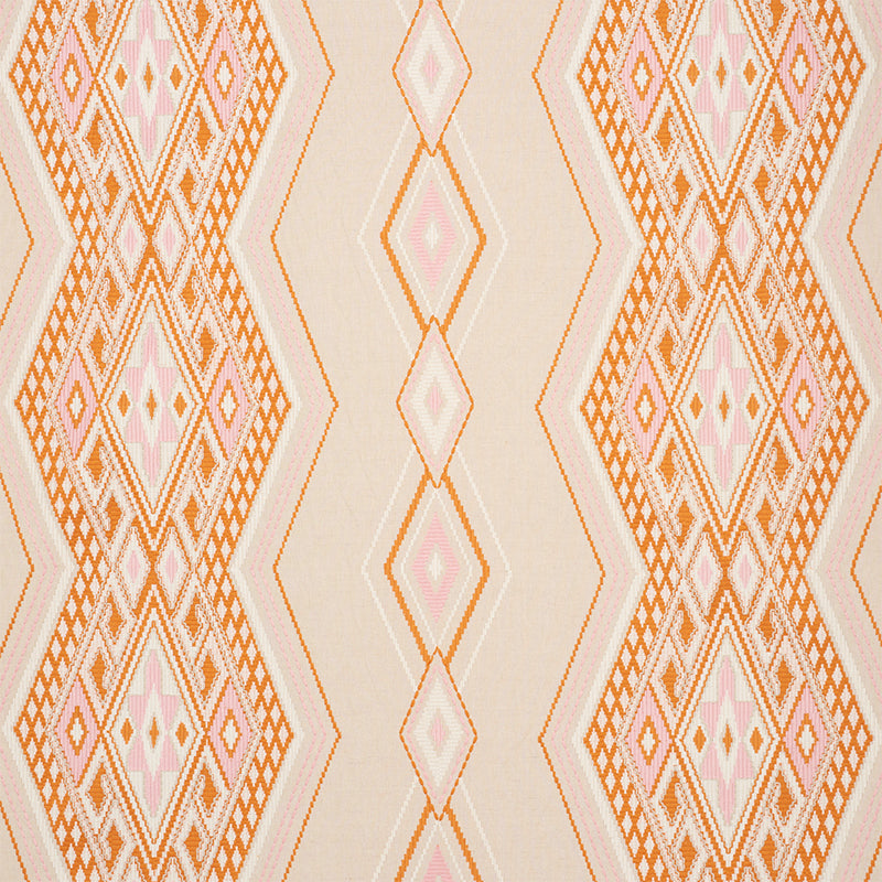 BAYETA EMBROIDERY PINK & ORANGE