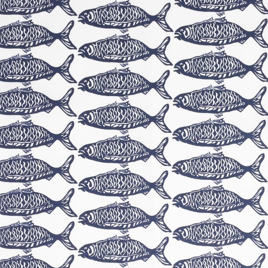 AOC 7826-4 SCHOOL OF FISH NAVY Fabric | Atlanta Fabrics