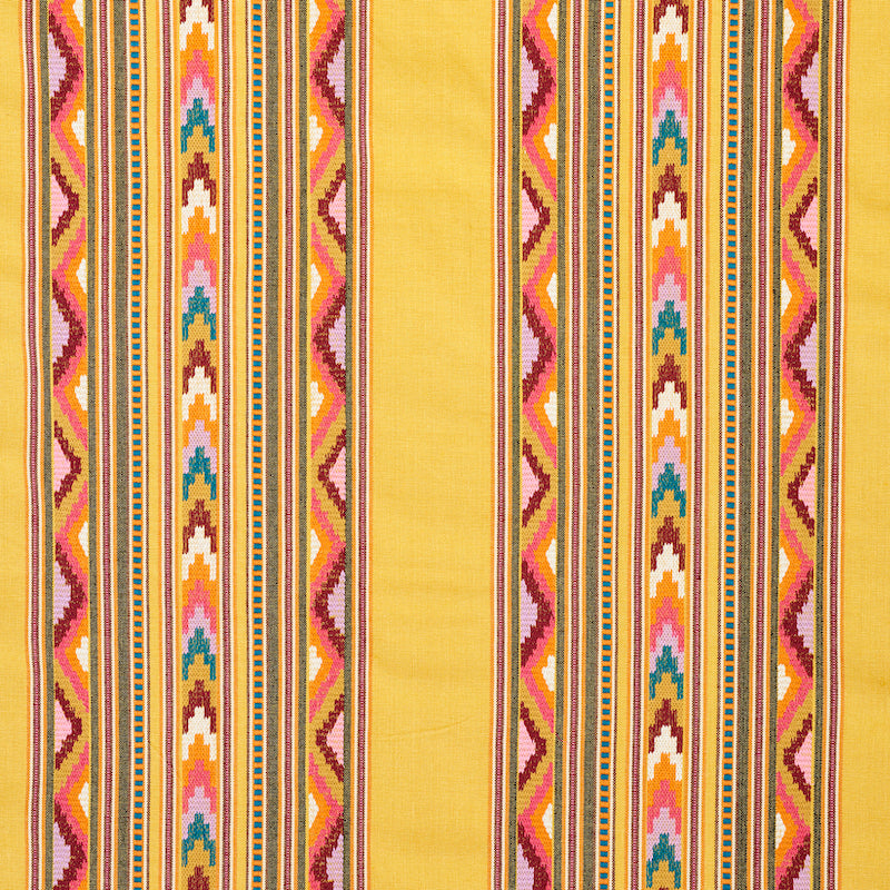 ZARZUELA STRIPE EMBROIDERY SAFFRON