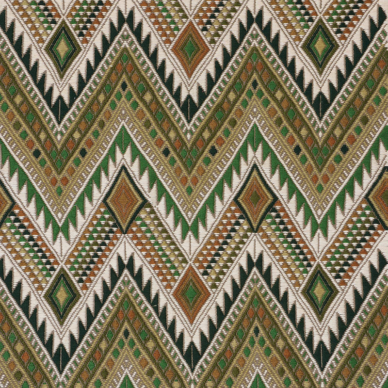 COYOLATE HAND WOVEN BROCADE GREEN