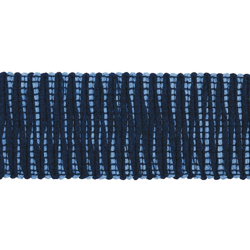 Schumacher PIERCE TAPE INDOOR/OUTDOOR BLUE Trim | Atlanta Fabrics