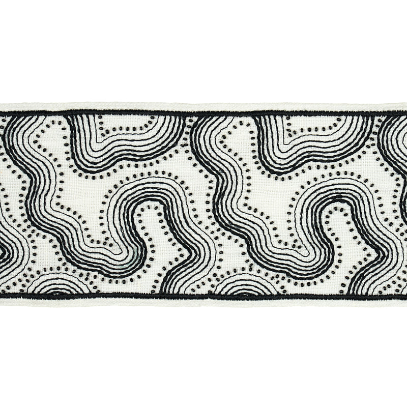 TOPOS BEADED TAPE BLACK & WHITE