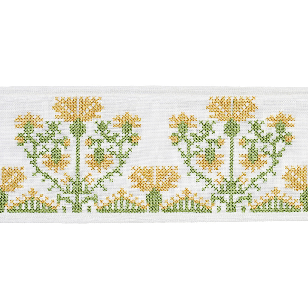 CUSTIS EMBROIDERED TAPE MARIGOLD