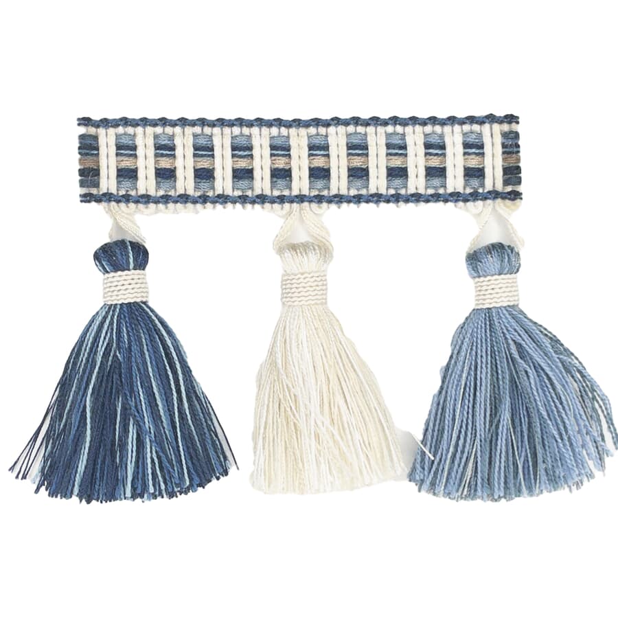 NINA TASSEL FRINGE 1 COBALT