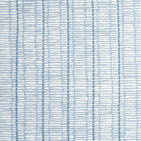 Mitchell Fabrics Accordian Stripe-Blue Fabric | Atlanta Fabrics
