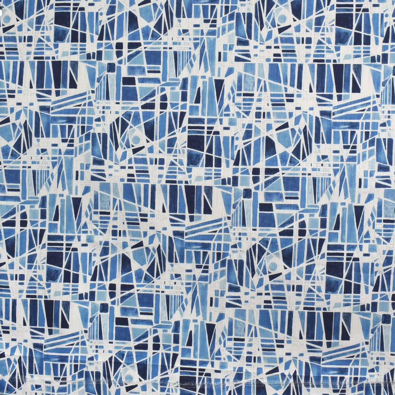 Arial View S3403 Blue - Atlanta Fabrics