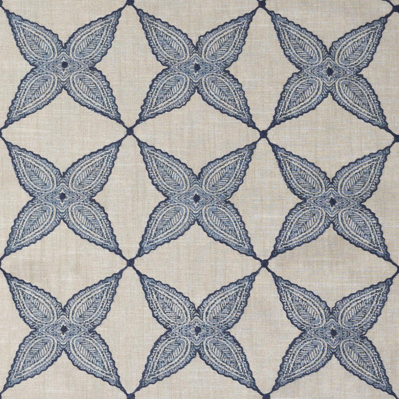 Aster Floral-Blue - Atlanta Fabrics