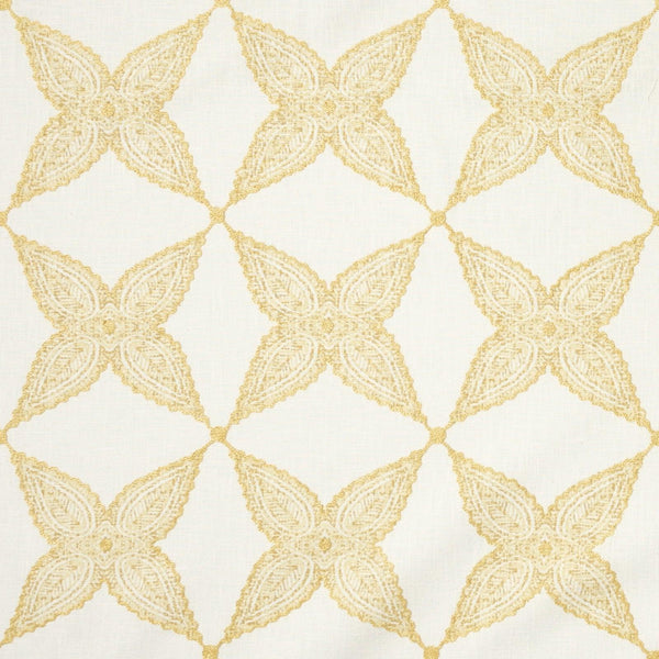 Mitchell Fabrics Aster Floral-Yellow Fabric | Atlanta Fabrics