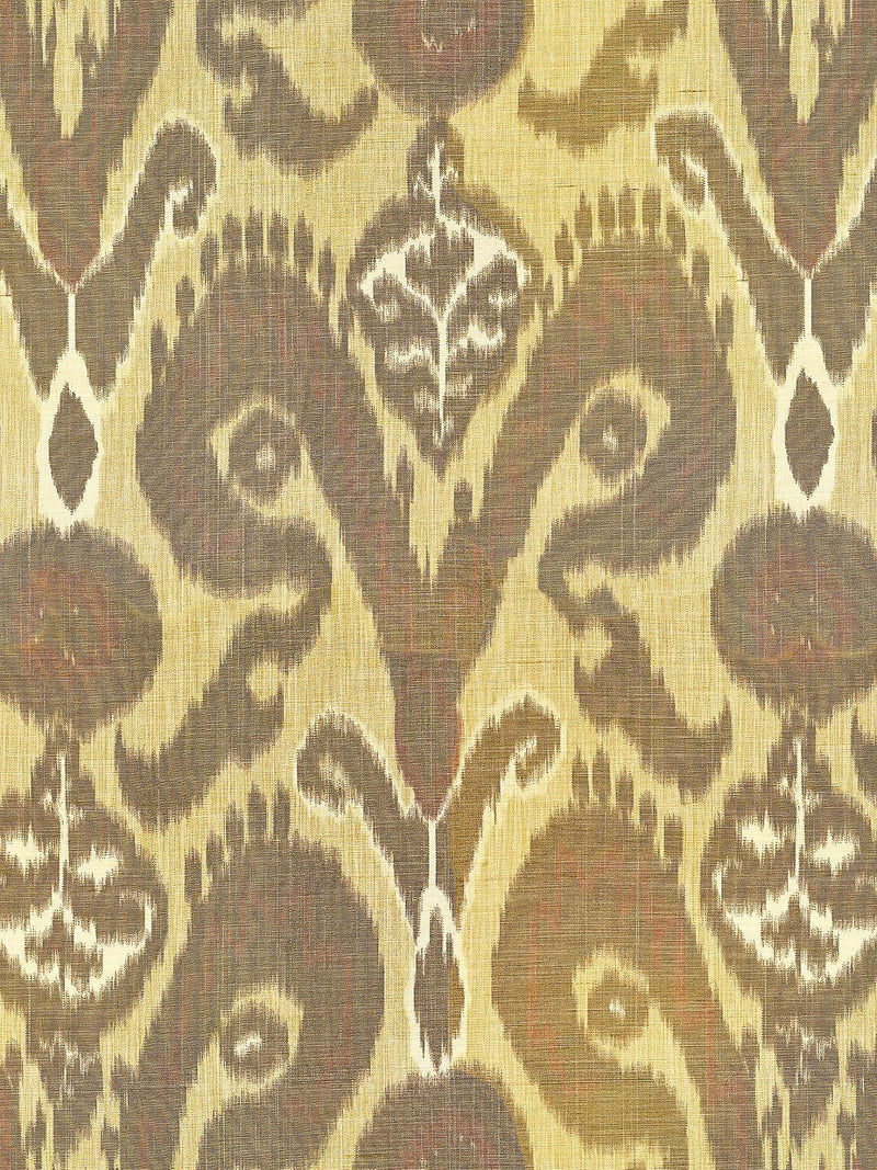 BUKHARA SILK IKAT SPICE - Atlanta Fabrics