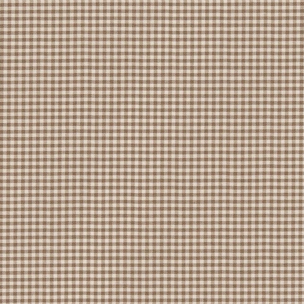 Charlotte Fabrics Check-Mini D2402 Mocha Fabric | Atlanta Fabrics