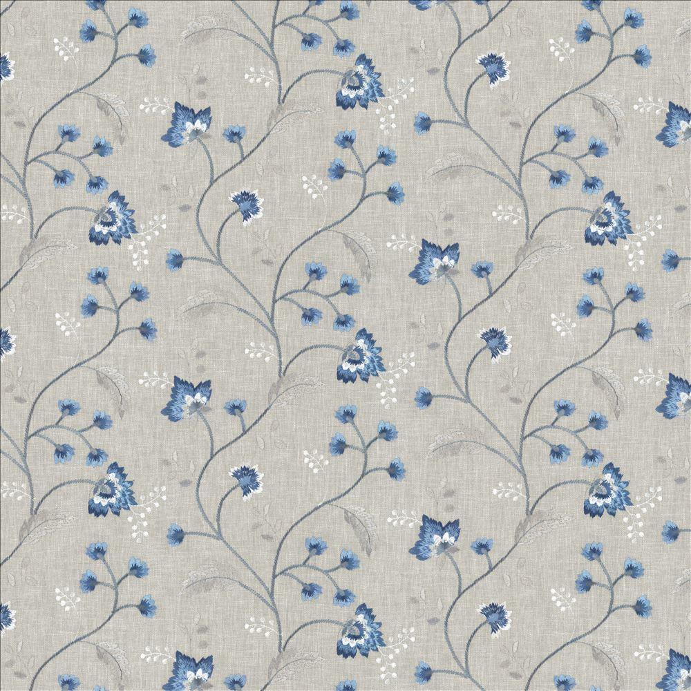 Dandy Floral - Cornflower - Atlanta Fabrics