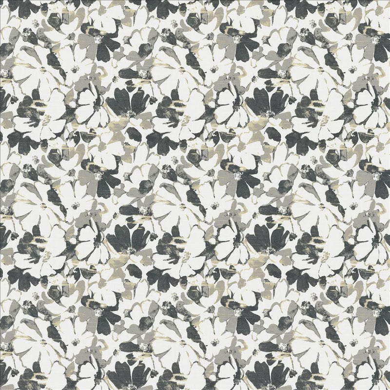 Dayflower - Grey - Atlanta Fabrics