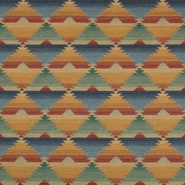 DINETAH WOOL - MULTI/SPICE - Atlanta Fabrics