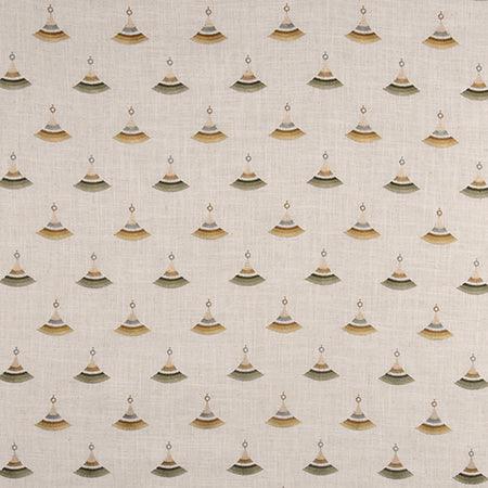 Carole Fan Out Moss Fabric | Atlanta Fabrics