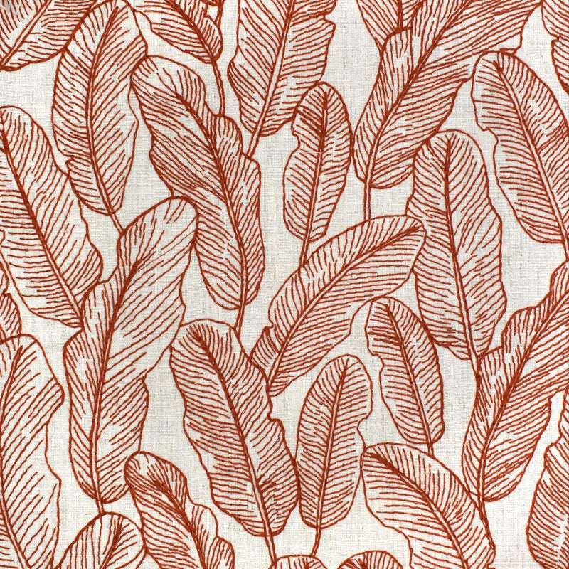 Foliage S3975 Rust - Atlanta Fabrics