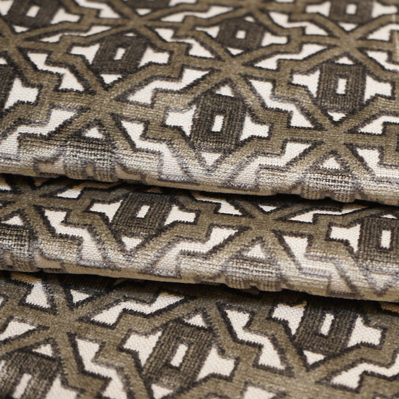 FOXTROT Gray and Taupe - Atlanta Fabrics