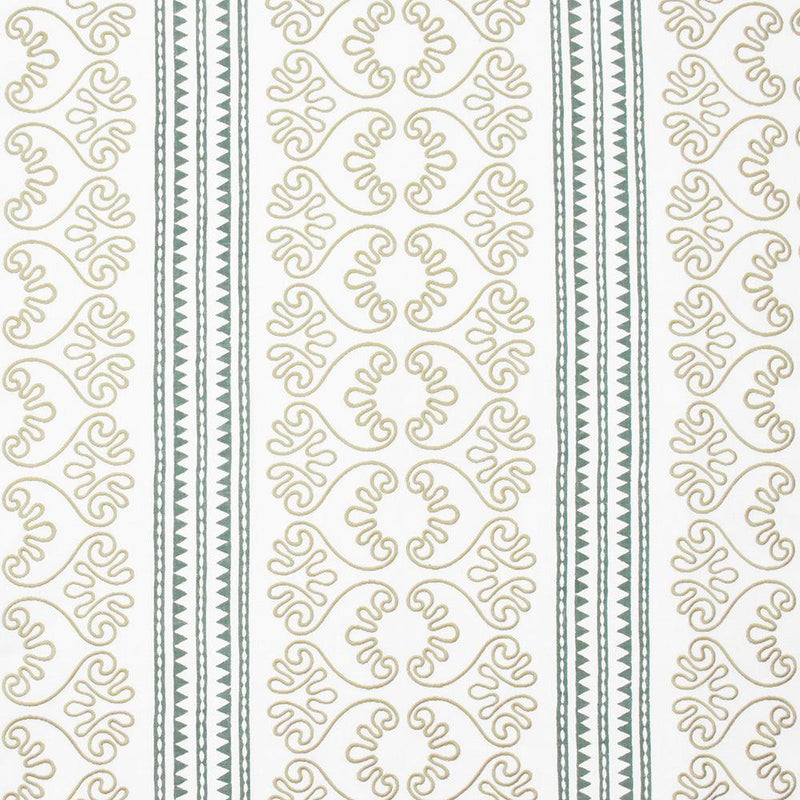 Garden Paths Teal - Atlanta Fabrics