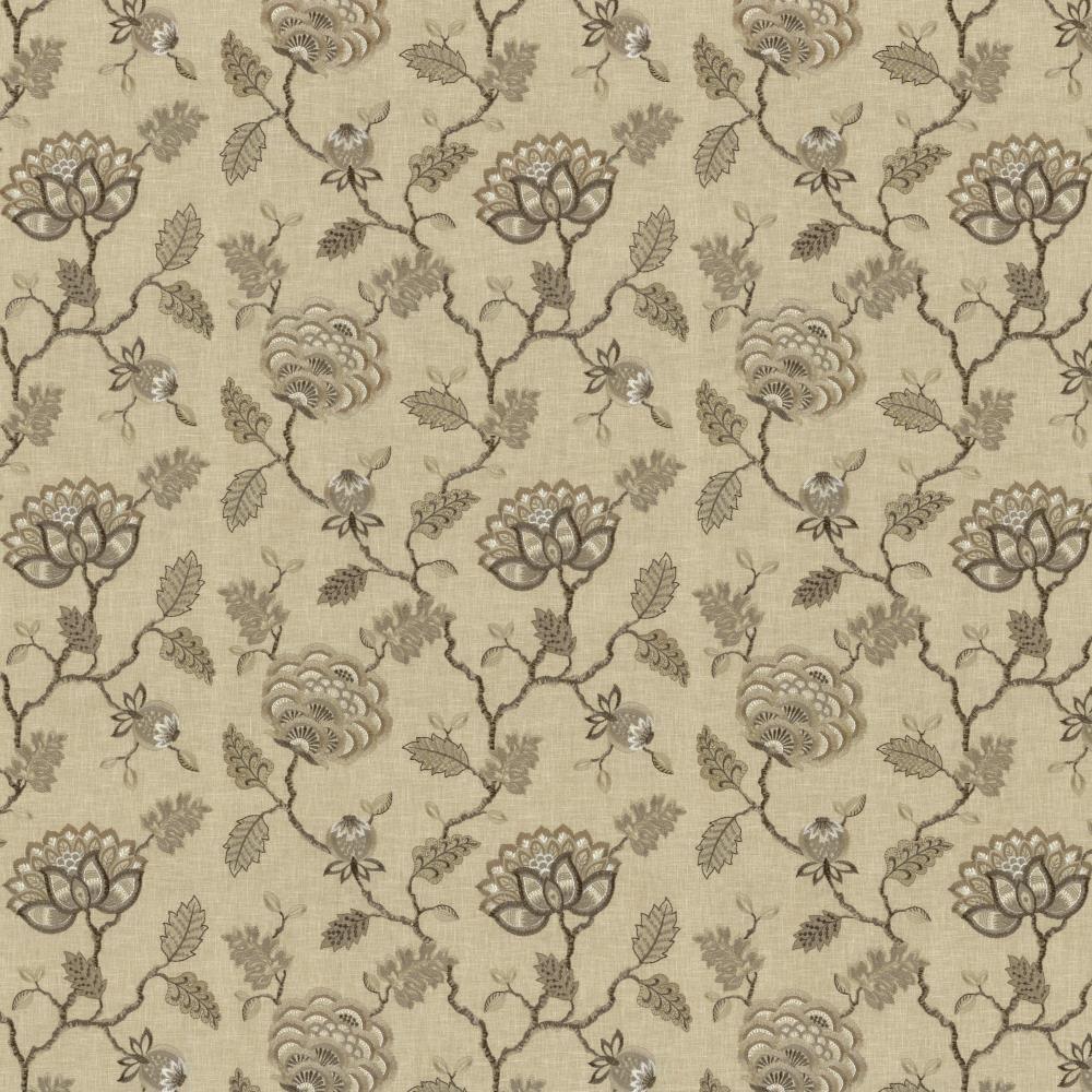 Grand Bouquet - Travertine - Atlanta Fabrics