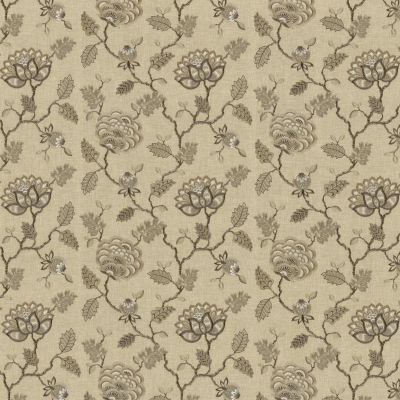 Grand Bouquet - Travertine - Atlanta Fabrics
