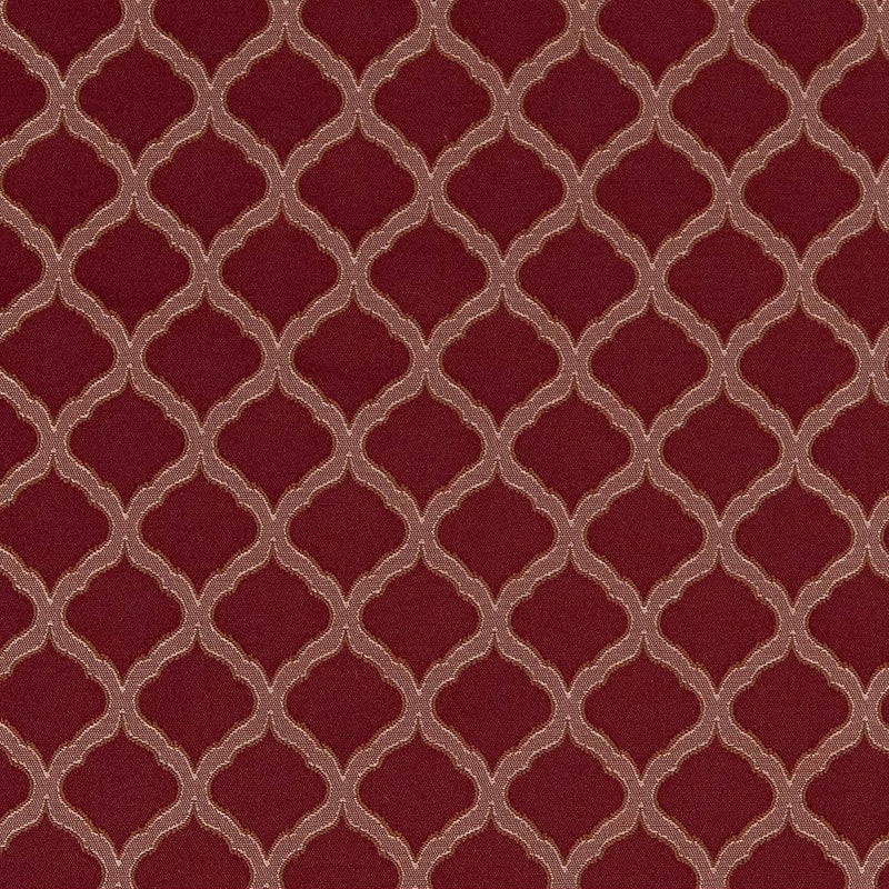 Grand Design D1531 Merlot Ogee - Atlanta Fabrics