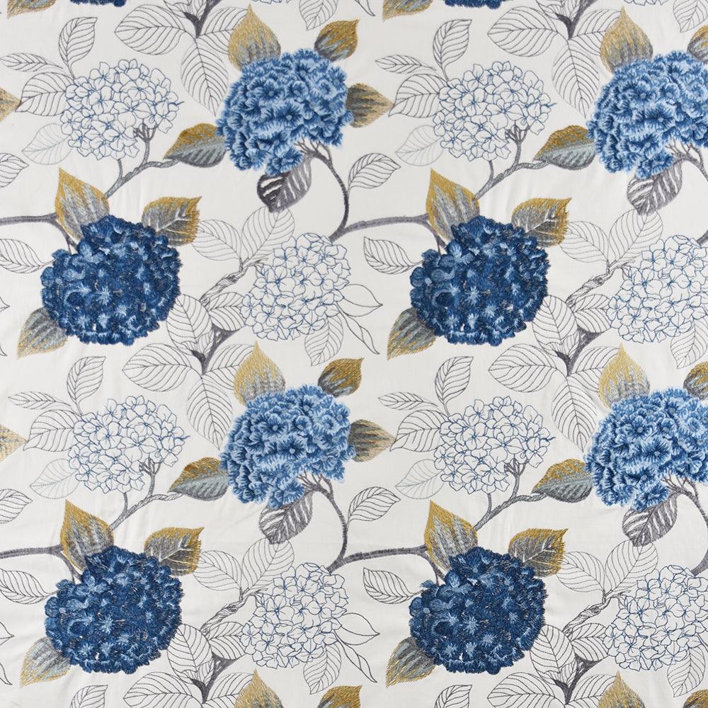 Hydrangea Park Navy - Atlanta Fabrics