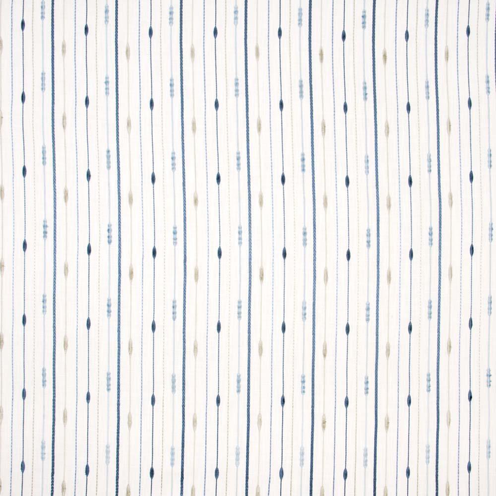 In A Row Bluejay - Atlanta Fabrics