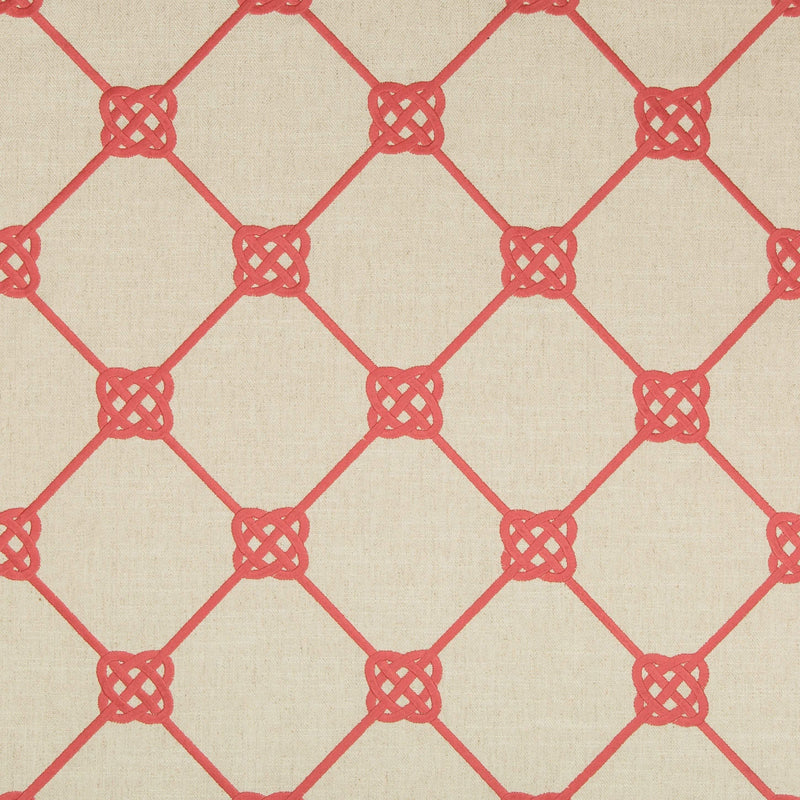 Knotbridge - Coral - Atlanta Fabrics